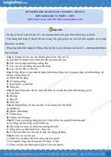 Đề thi học kì 1 KHTN 6 Cánh diều - Đề số 15